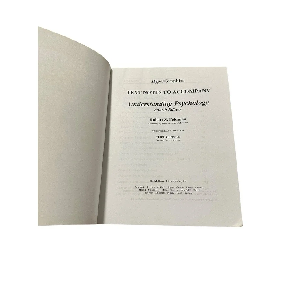 UNDERSTANDING PSYCHOLOGY By Feldman